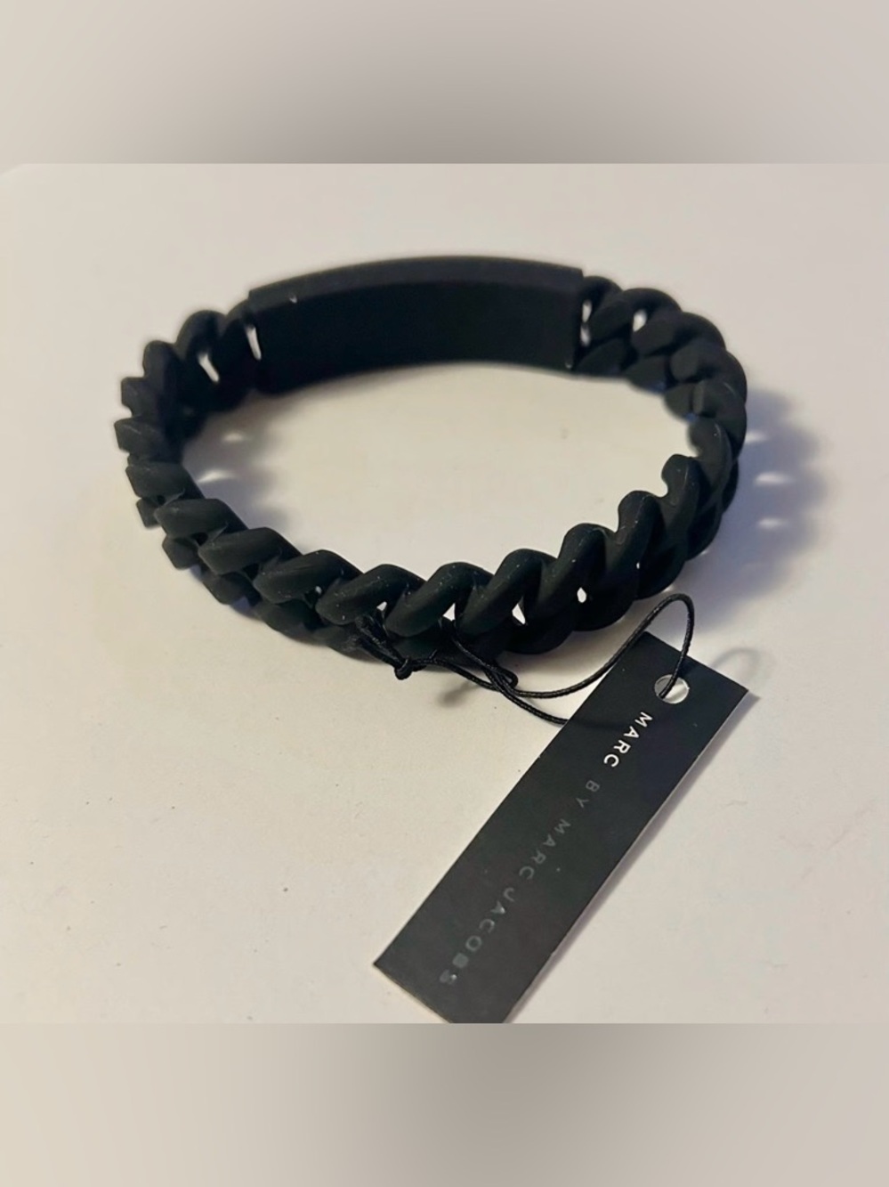 Marc by Marc Jacobs Matte Black Silicone Bracelet - Picture 2 of 2